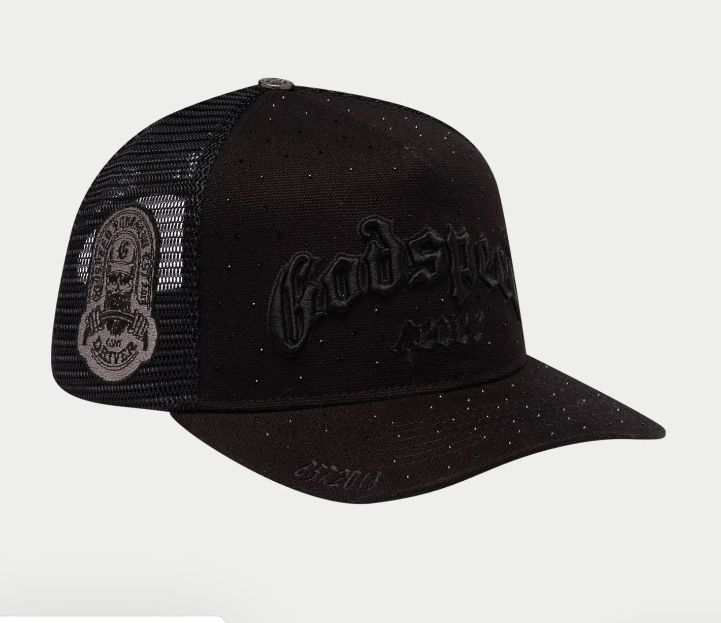 Godspeed Black Rhinestone Hat