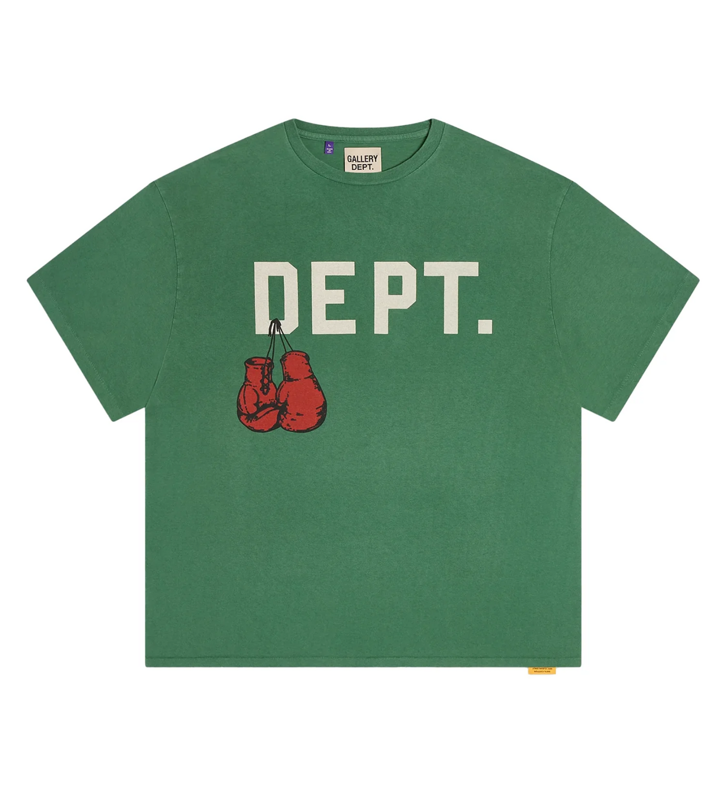 GALLERY DEPT GREEN BOXING MERCH TEE
