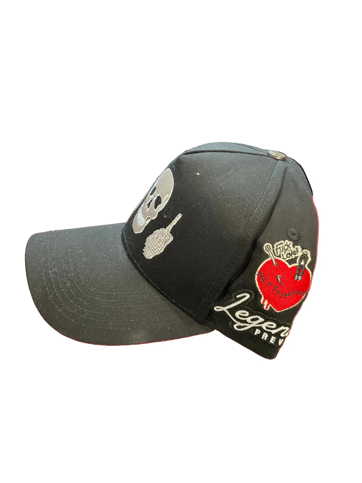 Legends Prevail Skull Black Hat
