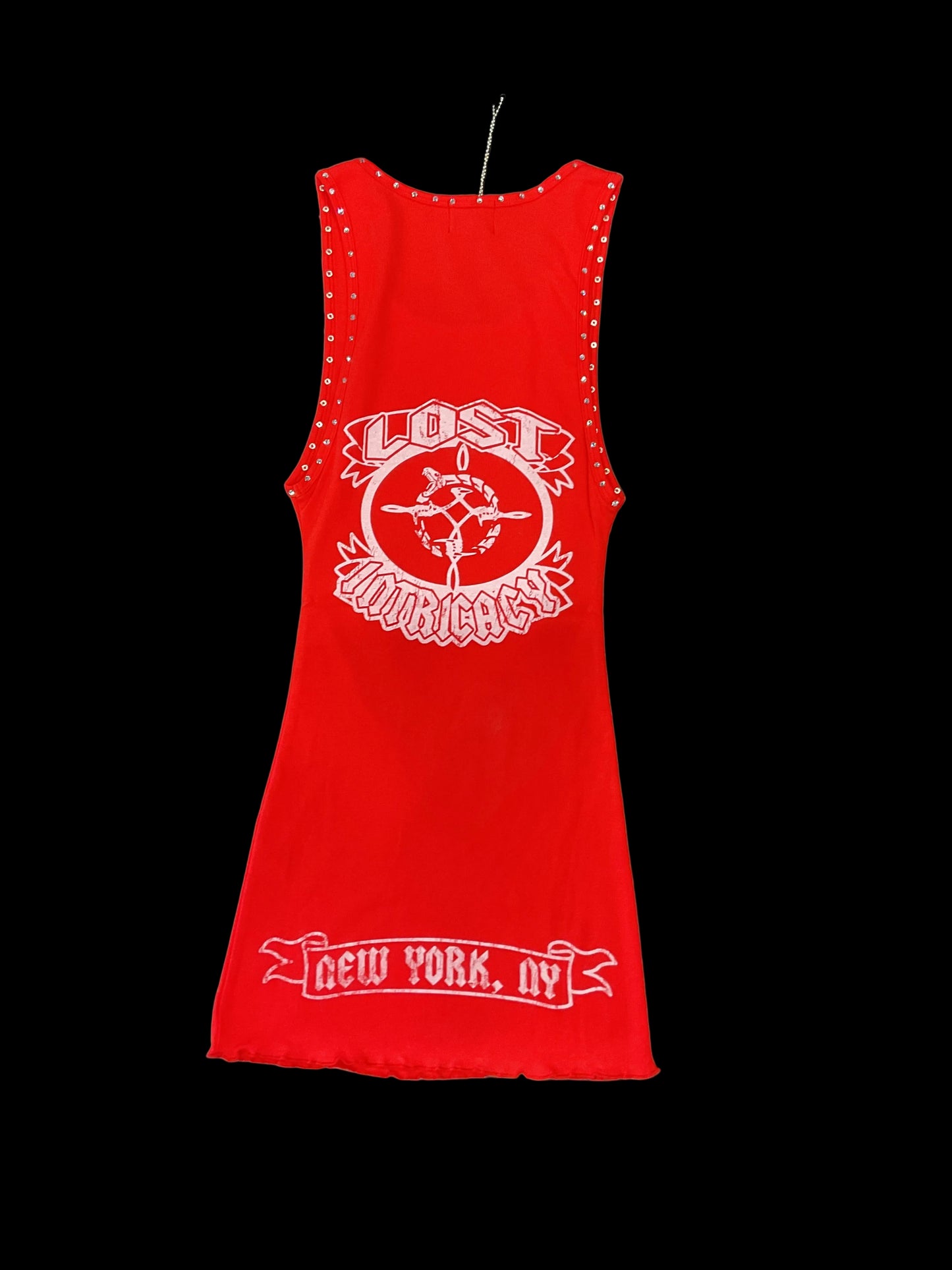 Lost Intricacy Chrome Red Dress