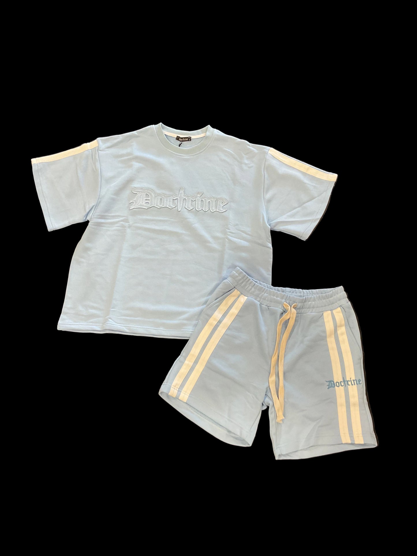 Doctrine Baby Blue Short Set