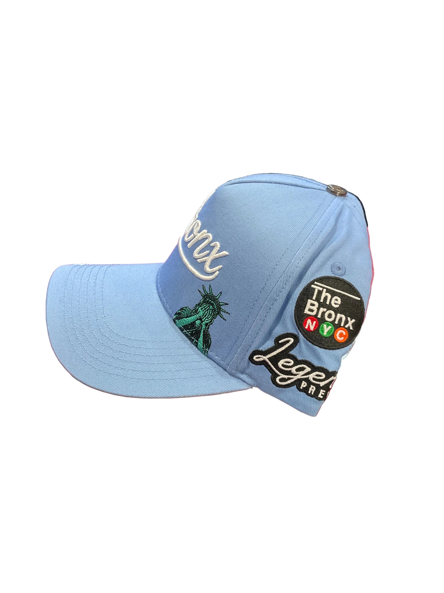 Legends Prevail Bronx Baby Blue & White Hat