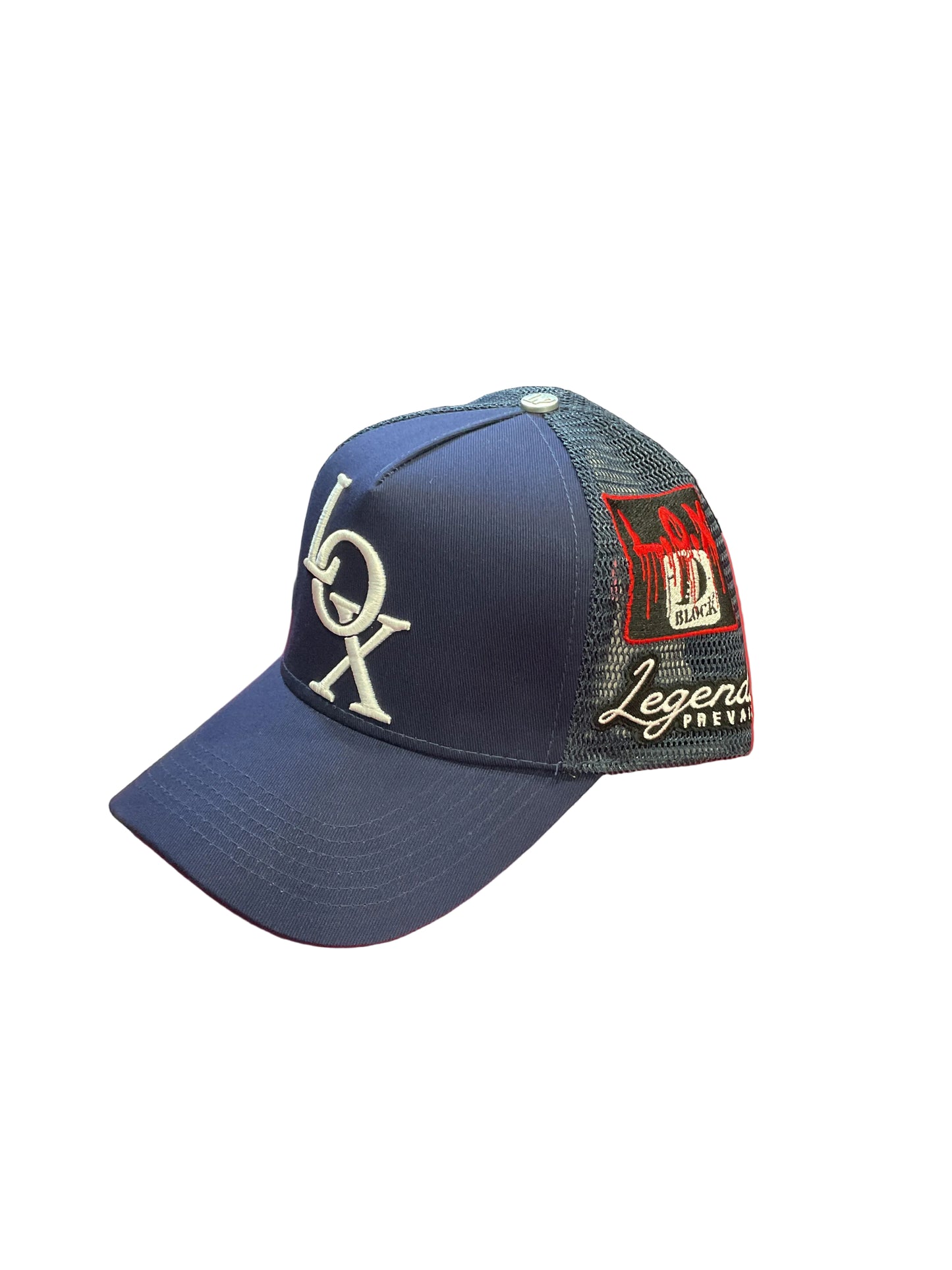 Lox Navy Blue Trucker Hat