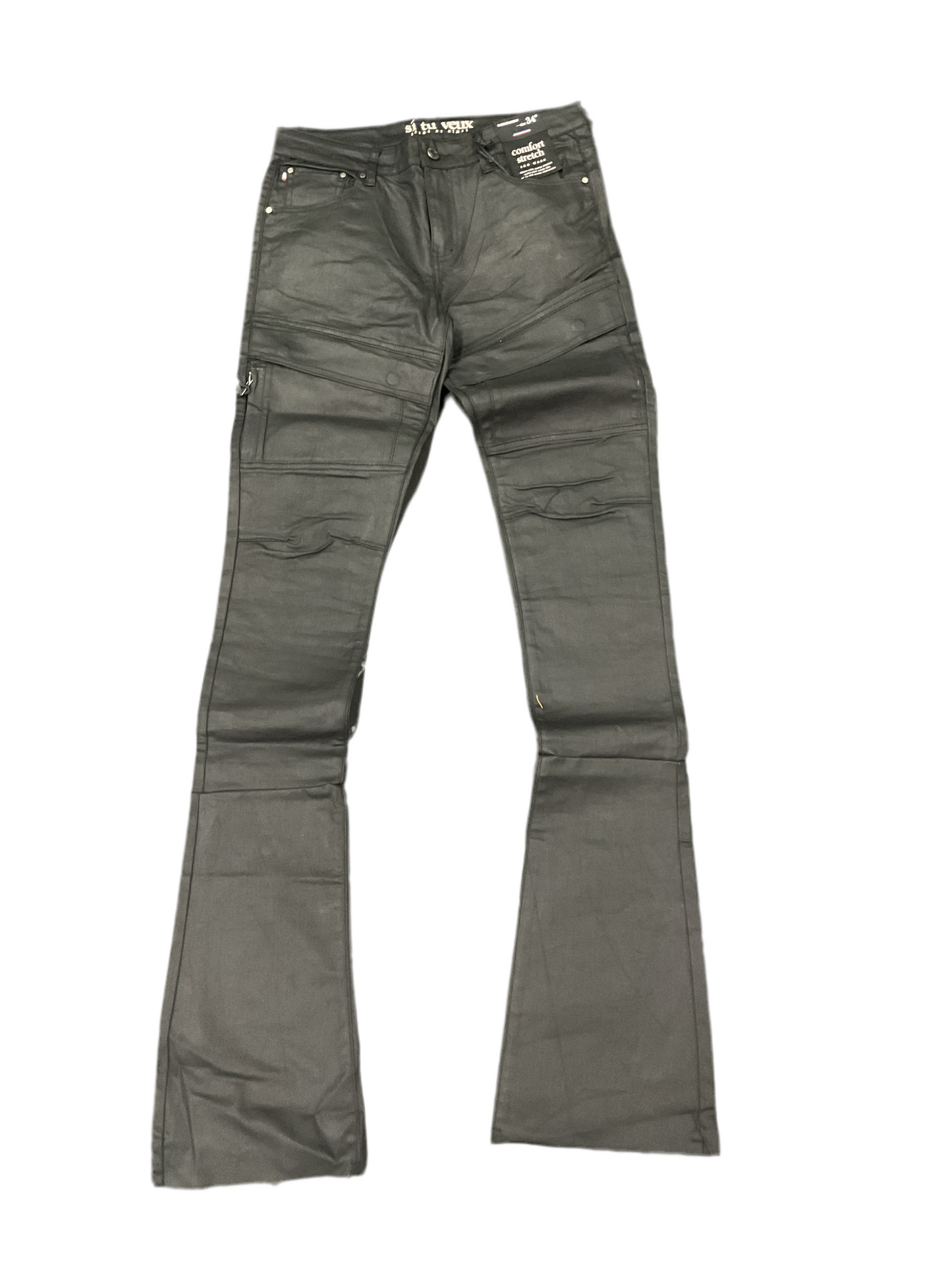 Si Tu Veux Black Stacked Denim