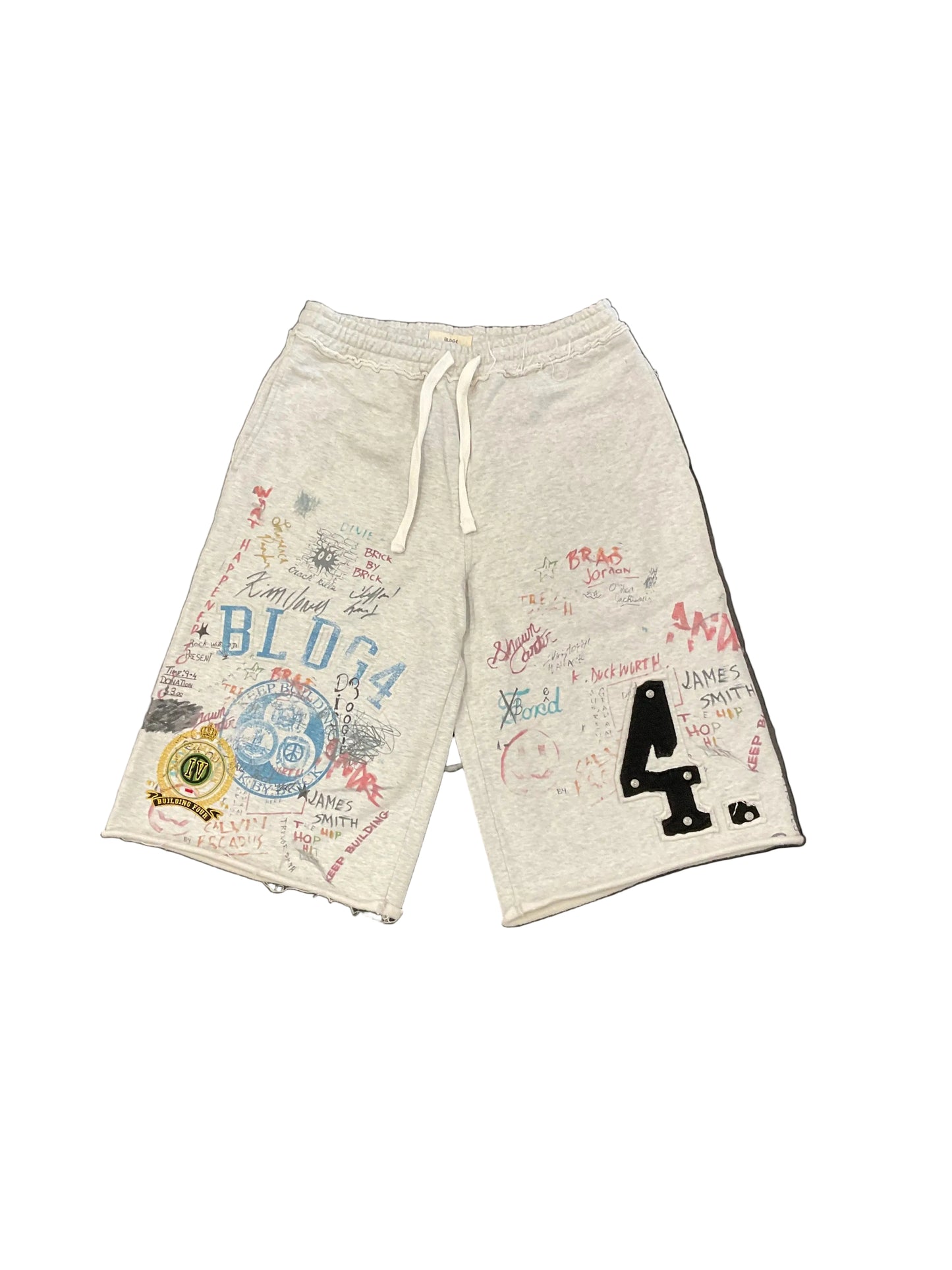 BLDG4. Light Gray Gateway Shorts