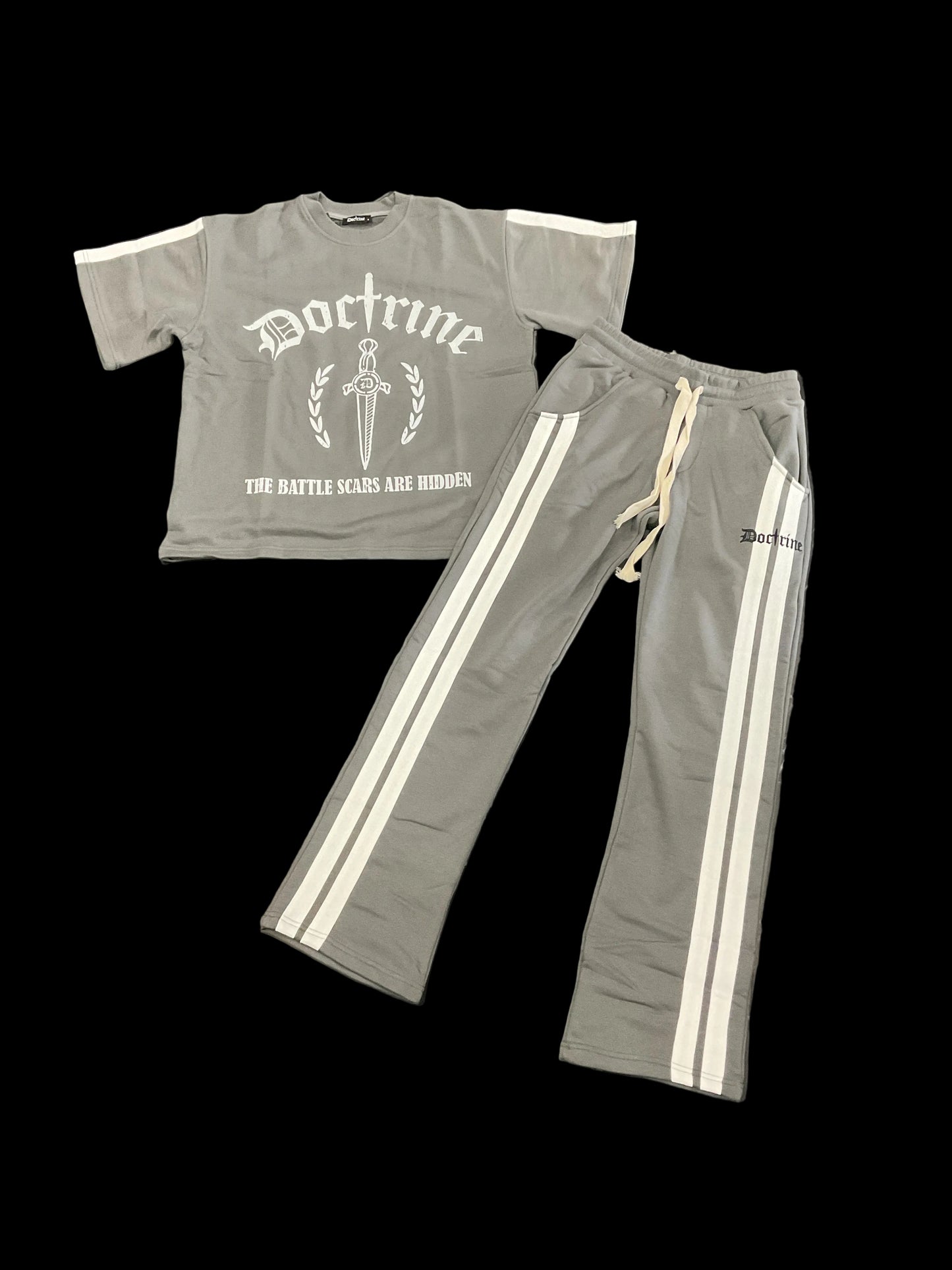 Doctrine Grey Pants Set