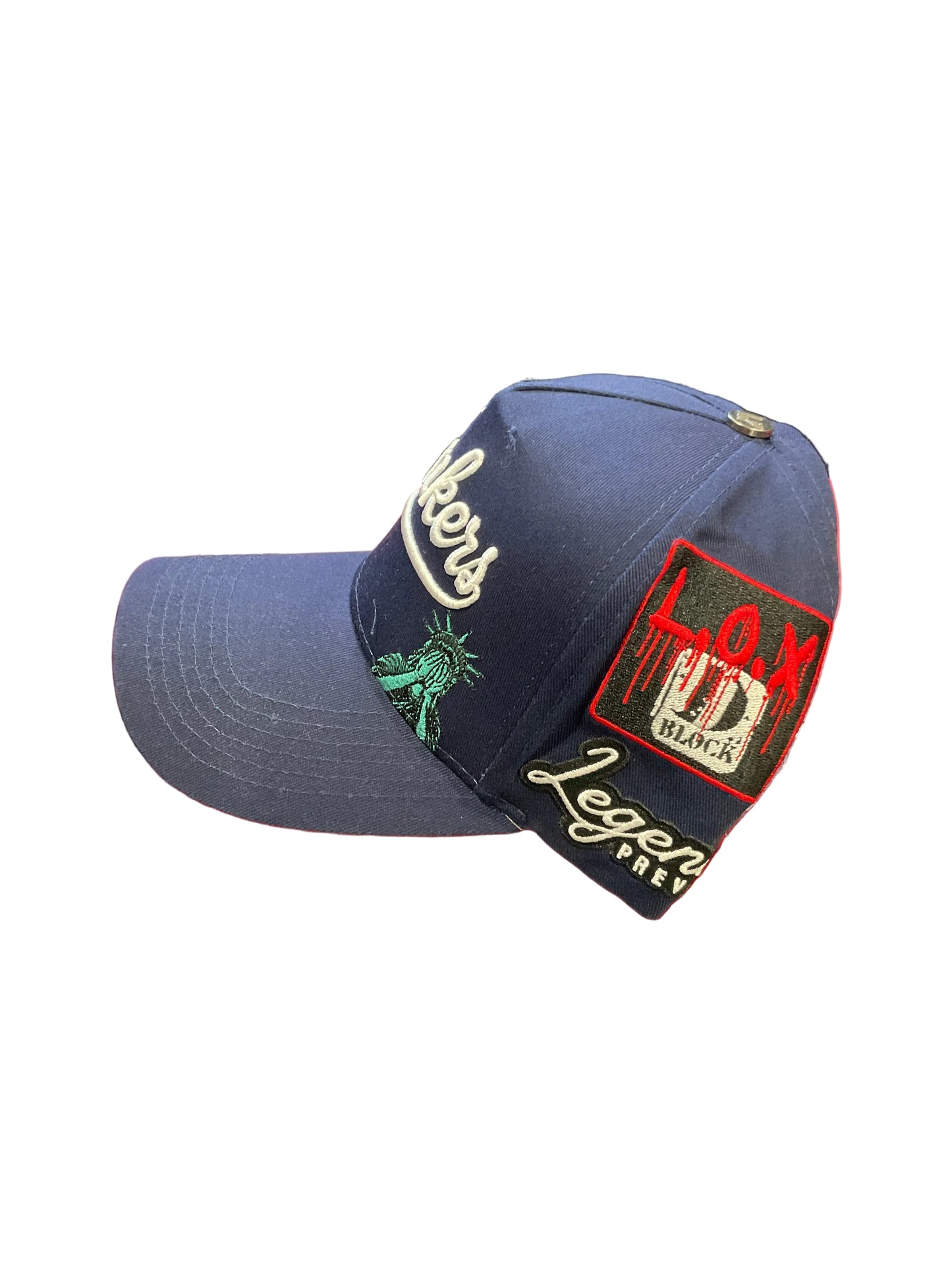 Legends Prevail Yonkers Navy Blue & White Hat
