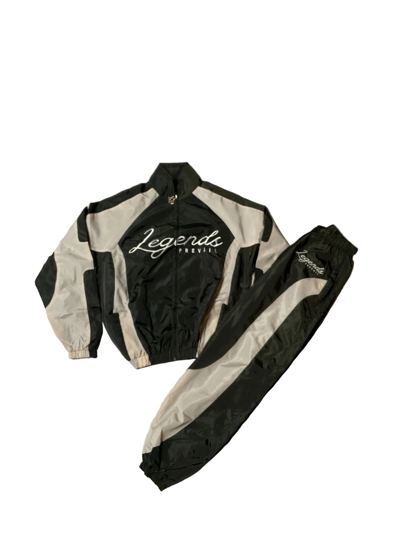Legends Prevail Track Suit (Green / Cream)