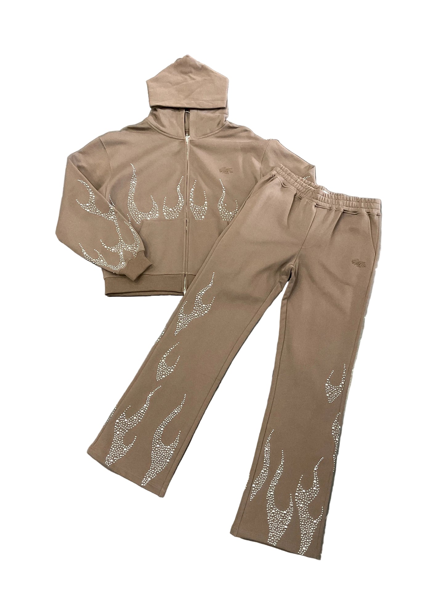 EPTM Brown Metal Flame Set