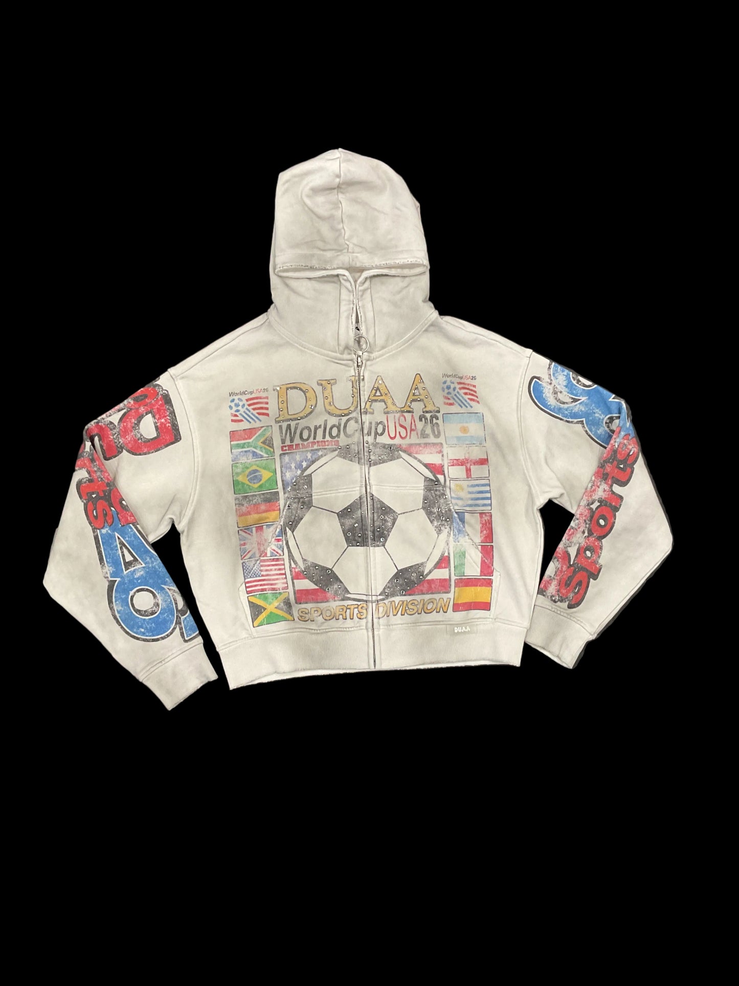 Duaa Global White Hoodie
