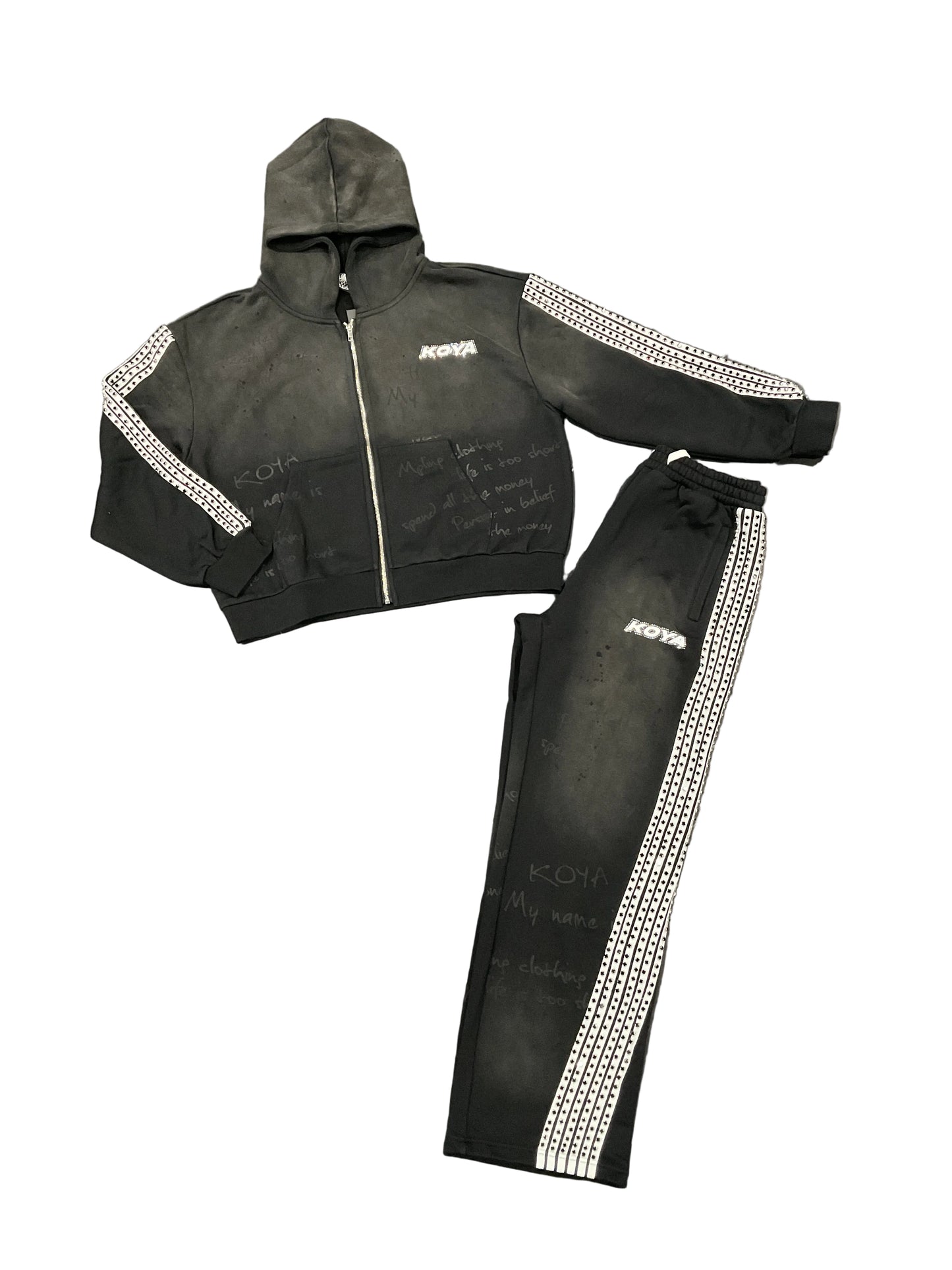 Koya Black Sweatsuit