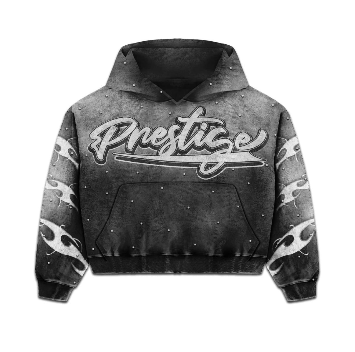 Prestige Black Flames Hoodie