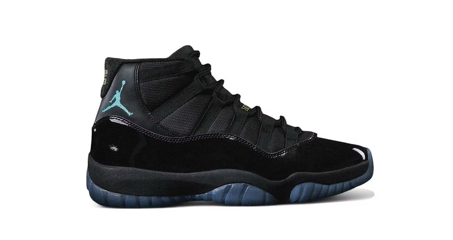 Jordan 11 Black/Gamma Blue