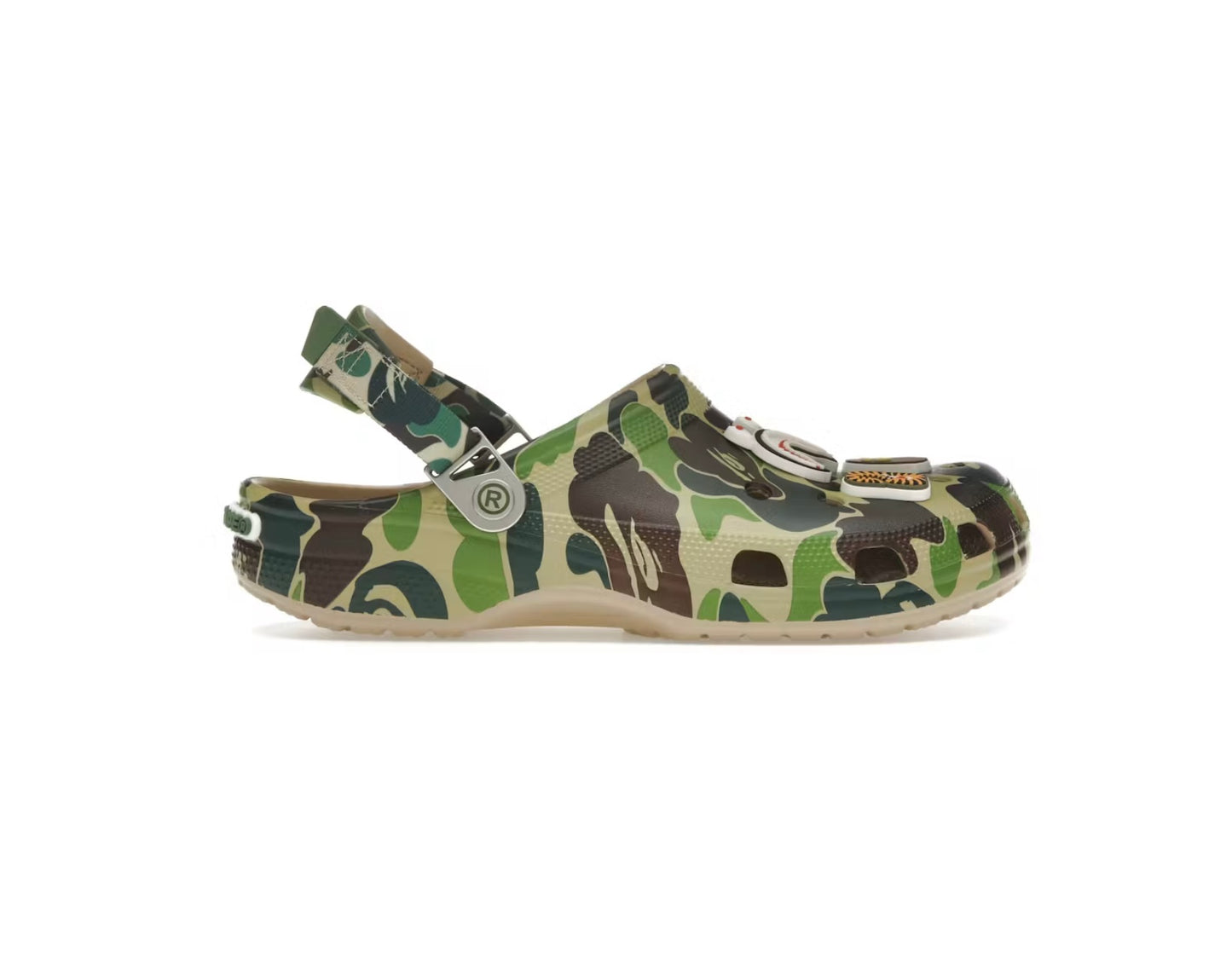 Bape Croc Green Camo