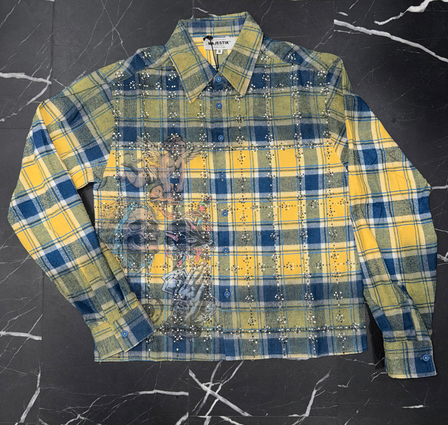 Majestic Rhinestone Flannel