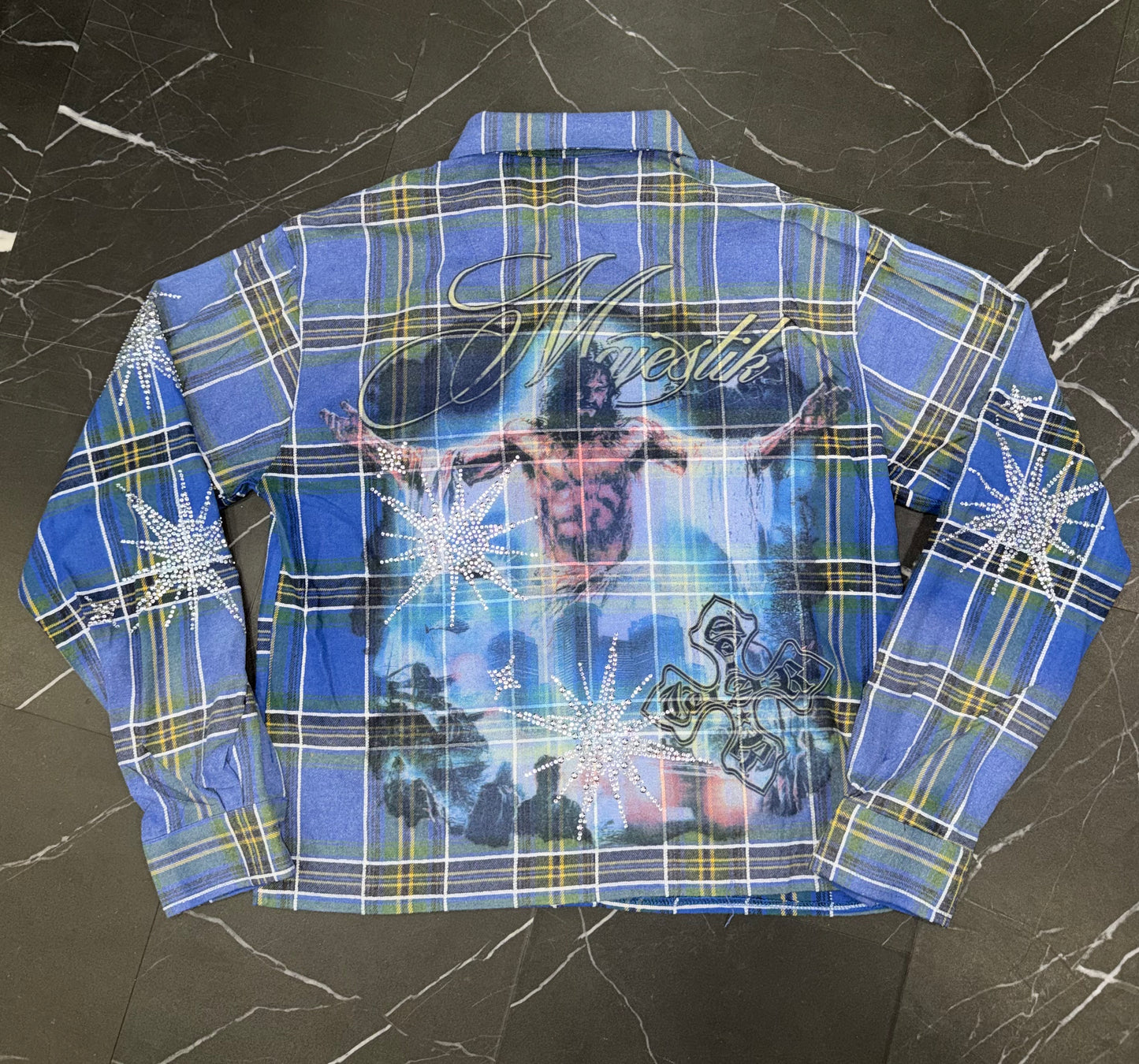 Majestic Rhinestone Flannel