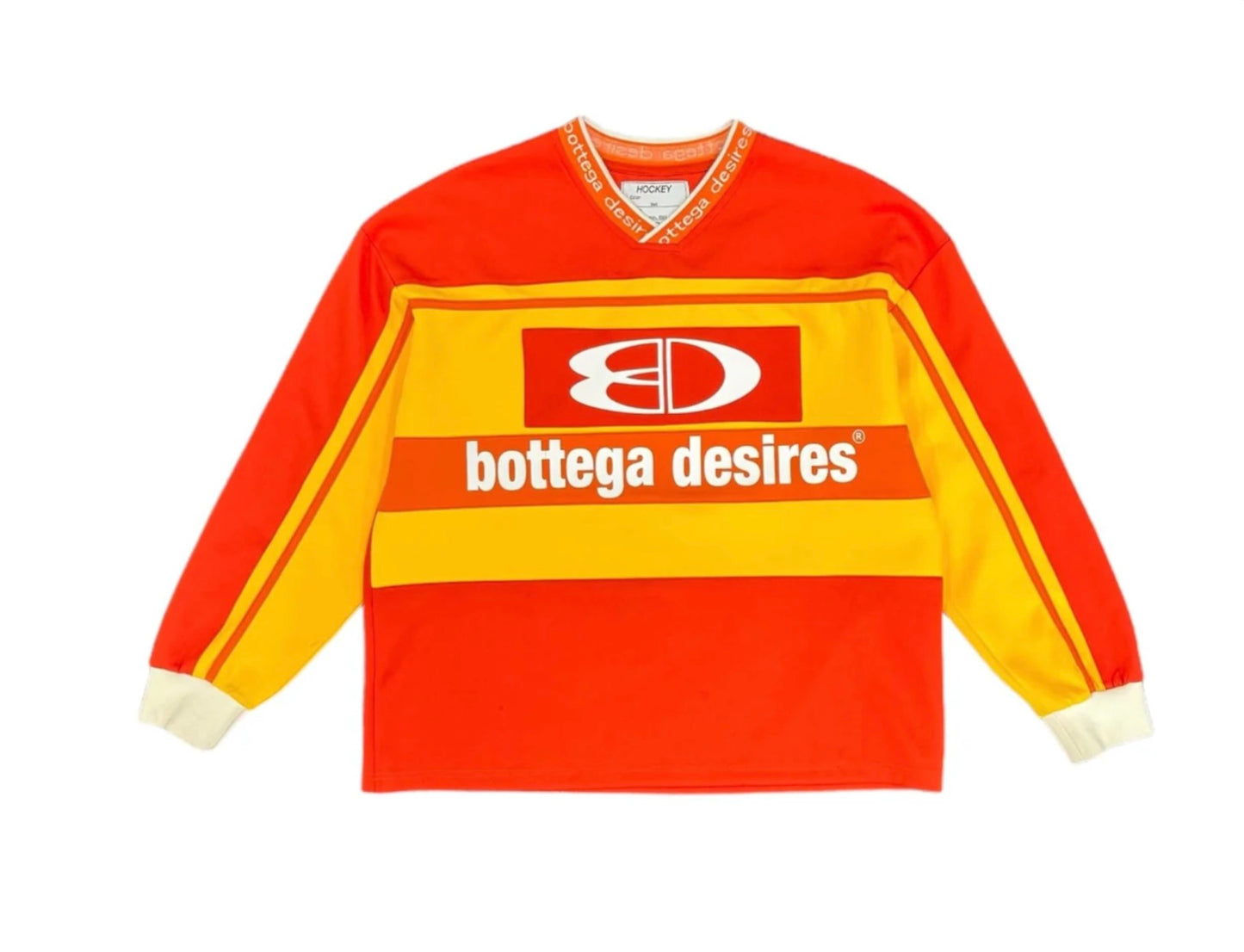 Bottega Desires Red Hockey Jersey
