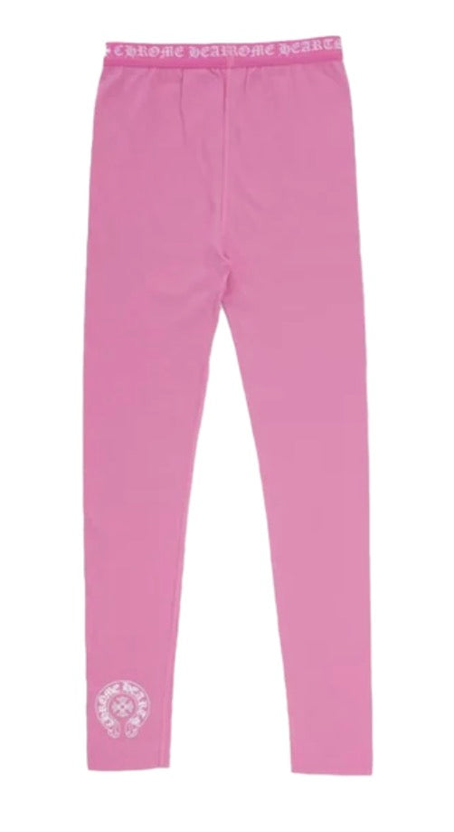 Chrome Heart Pink Leggings