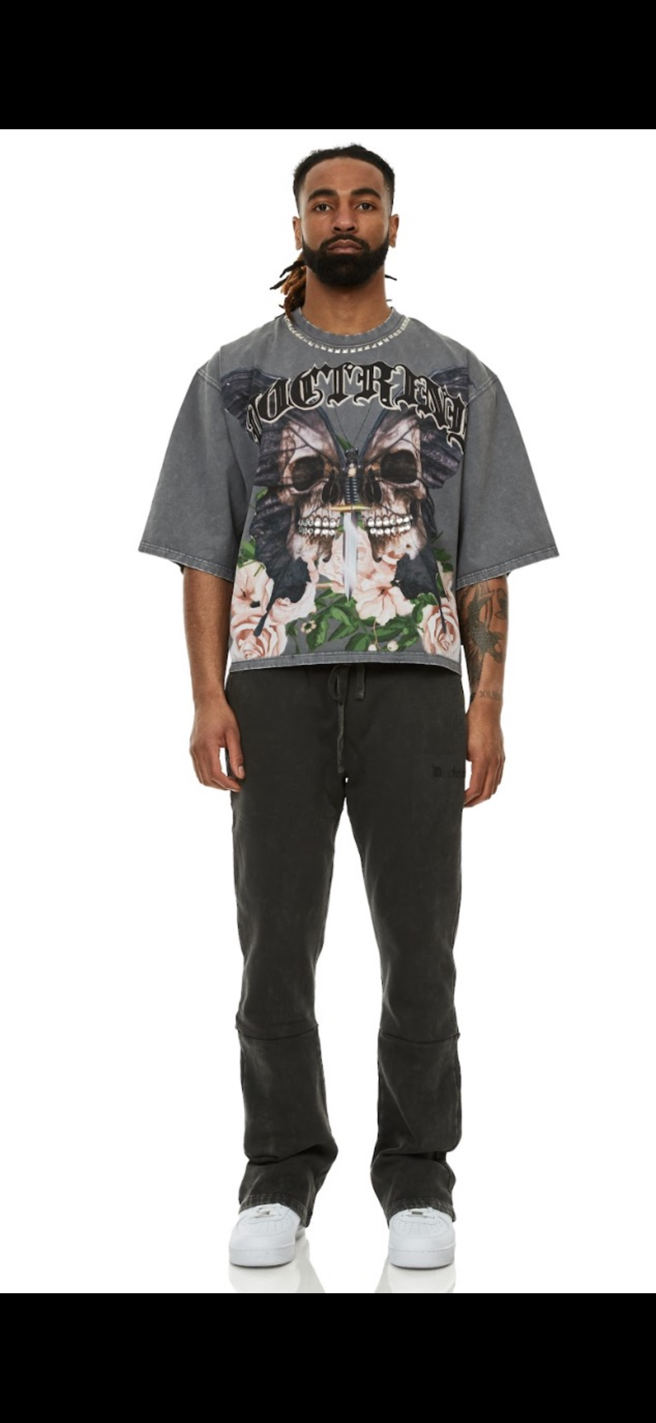 Doctrine Moth Dark Wash Shirt