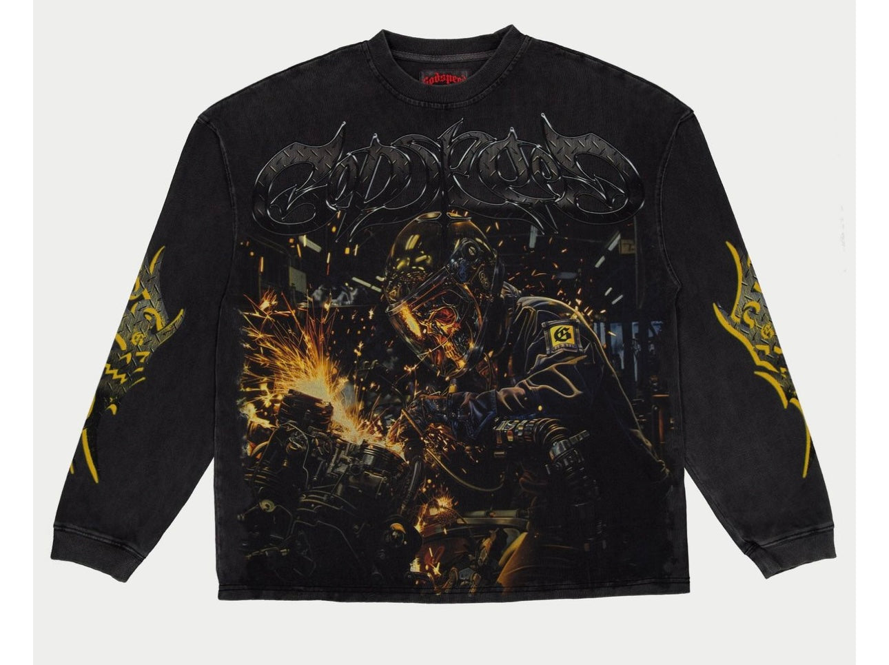 Godspeed Under Construction Long Sleeve (Black Wash)