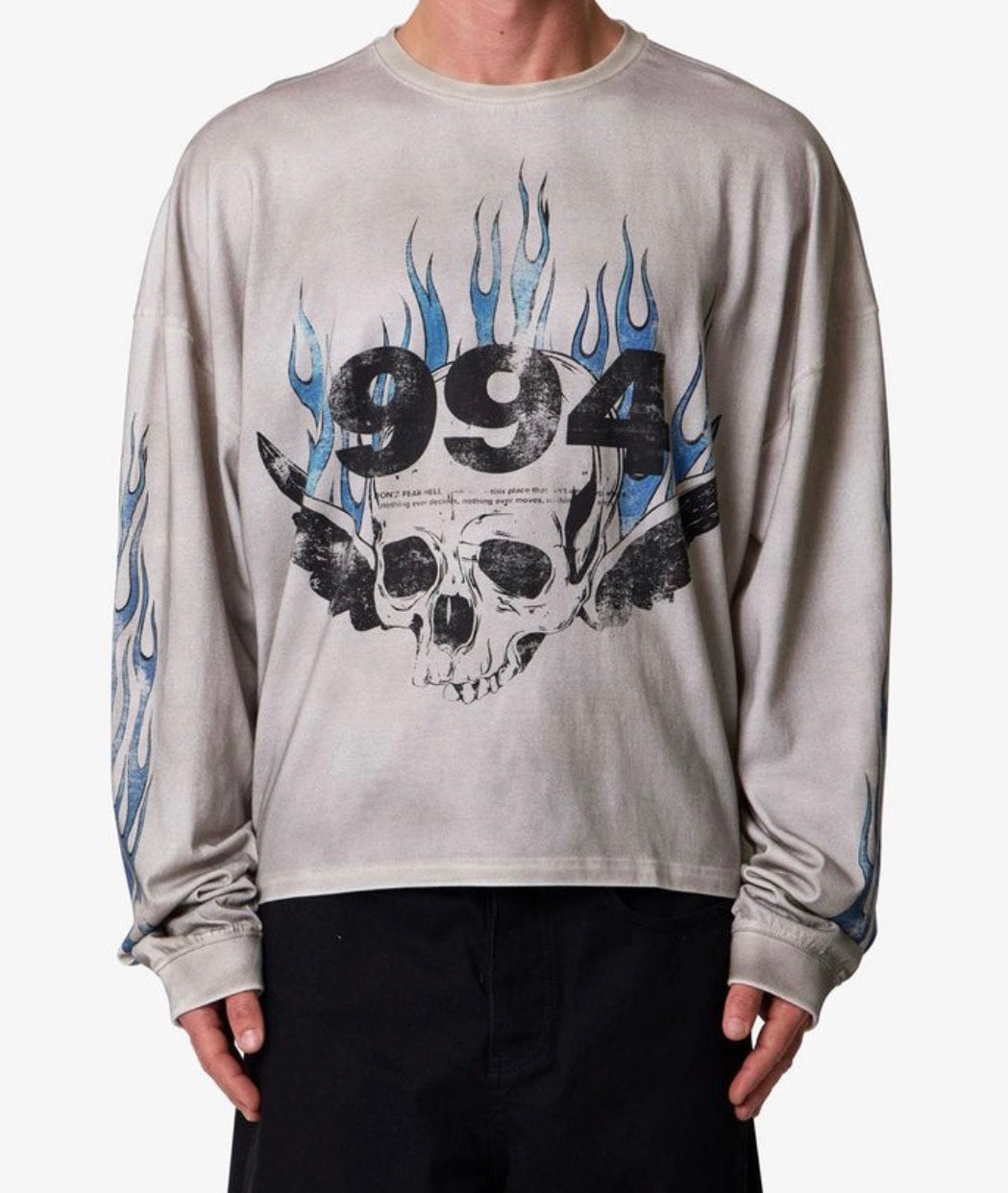 Skull & Wings Lon Sleeve