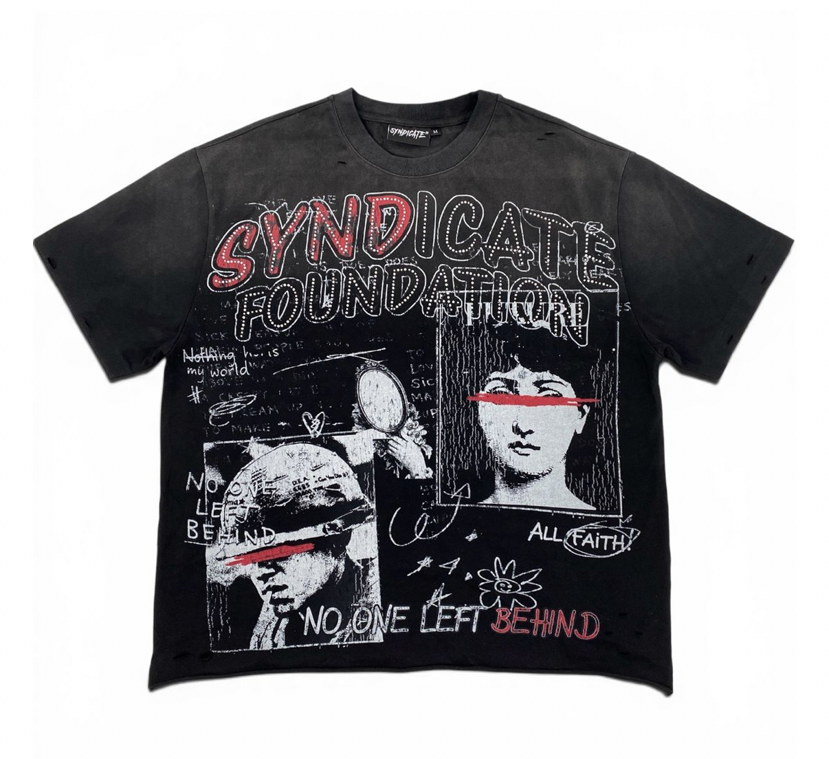 Left Behind Black Tee
