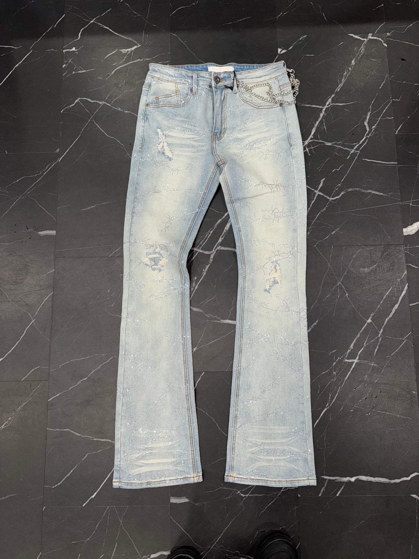 KDNK Rhinestone Jeans