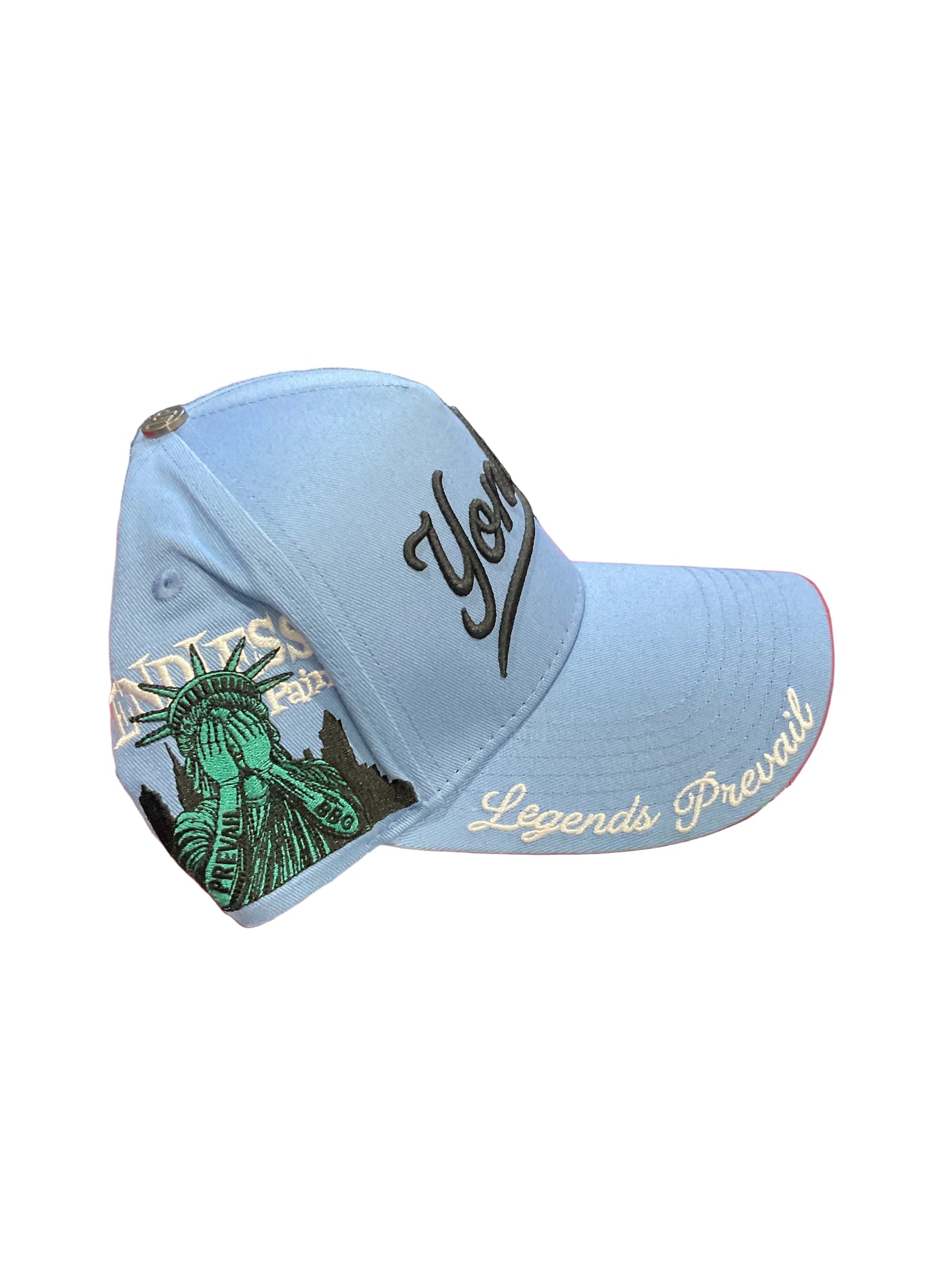 Legends Prevail Yonkers Baby Blue & White Hat