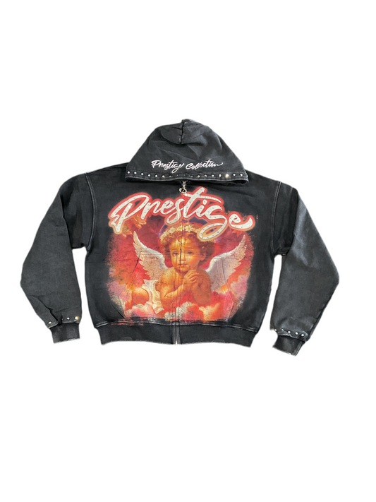 Prestige Red/Black Angel Hoodie