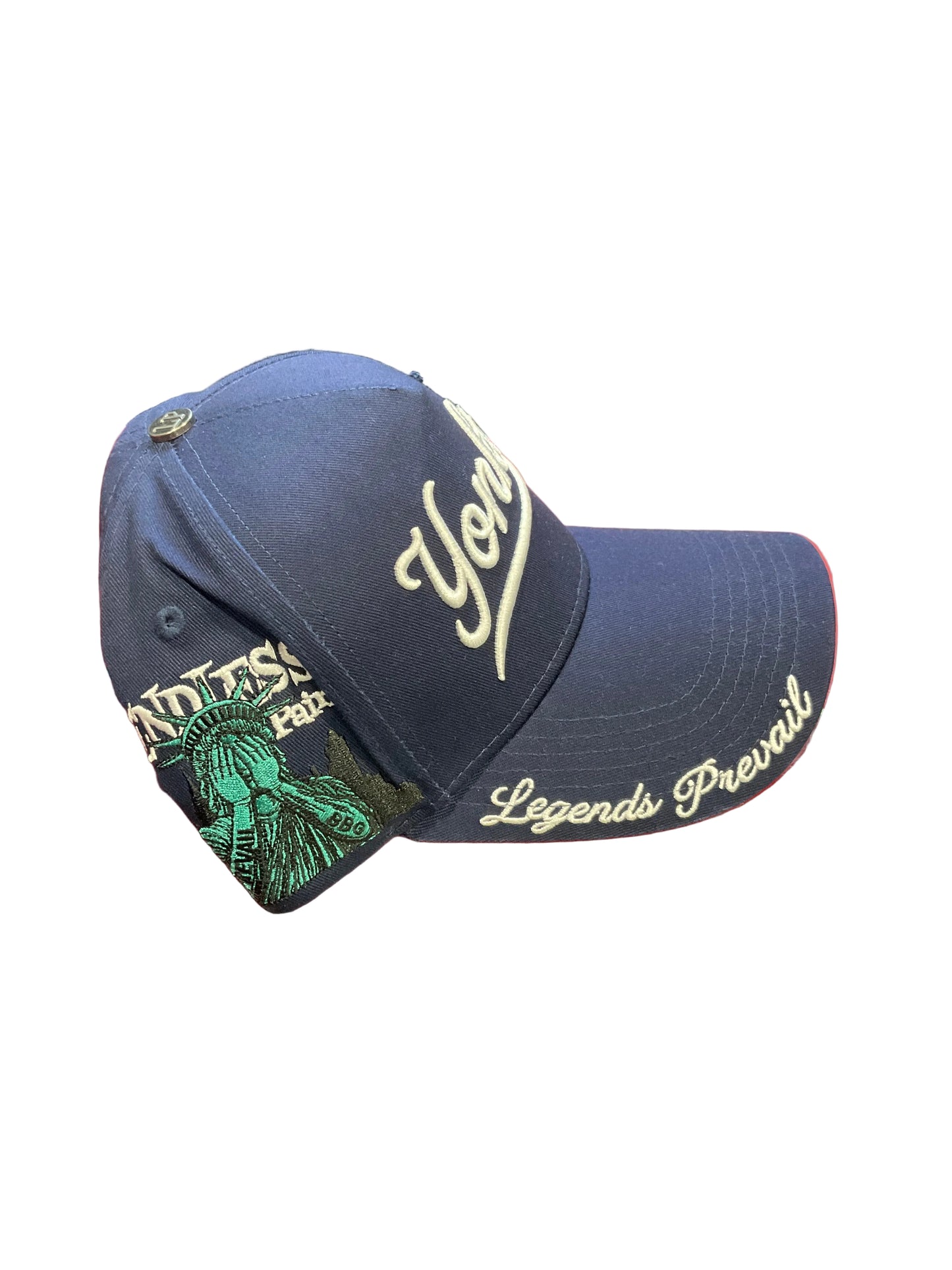 Legends Prevail Yonkers Navy Blue & White Hat