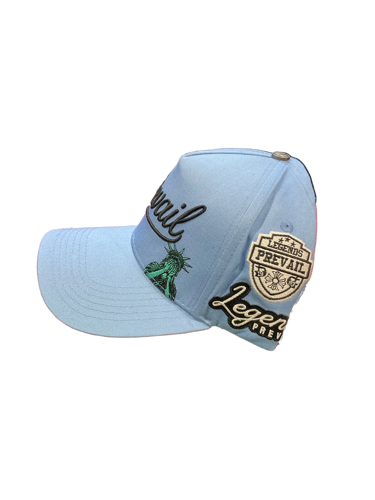 Prevail Light Blue & Black Hat