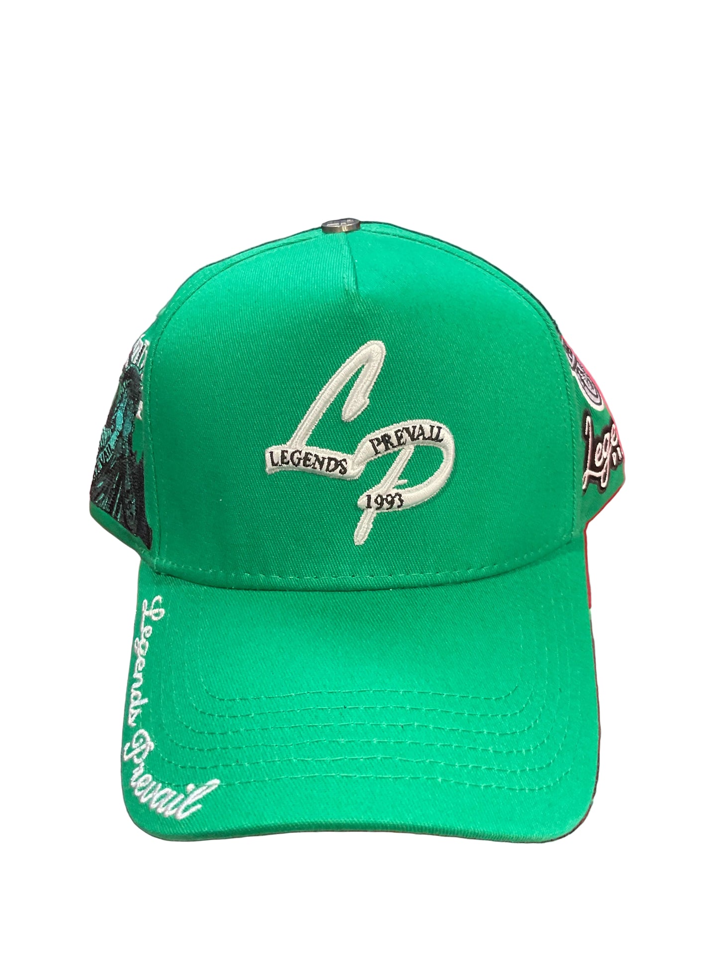 Lp Green & White Hat