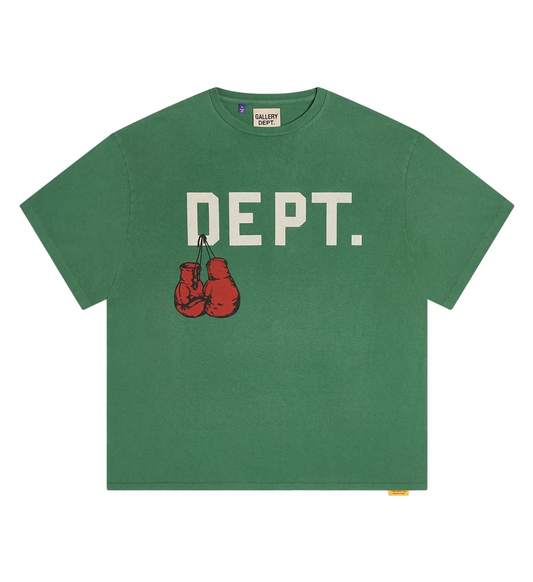GALLERY DEPT GREEN BOXING MERCH TEE