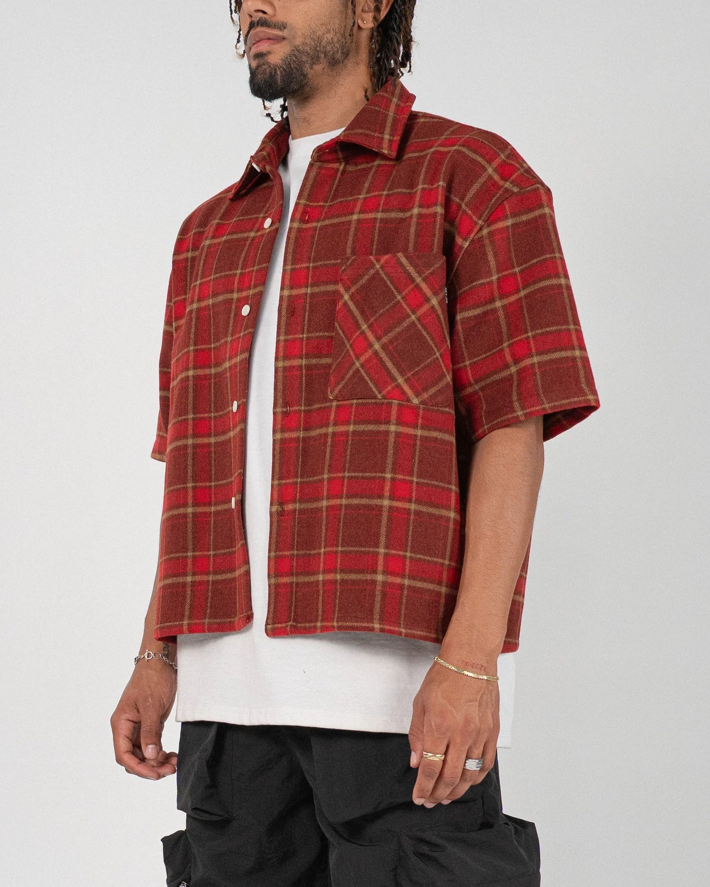 EPTM Boxy Flannel Red