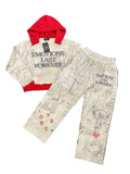 Mixed Emotion Red Last Forever Sweatsuit