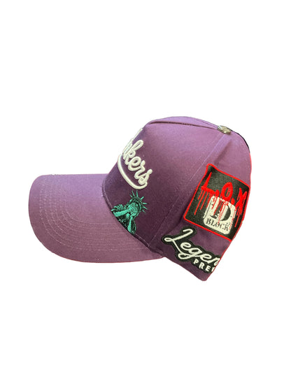Legends Prevail Yonkers Purple & White Hat