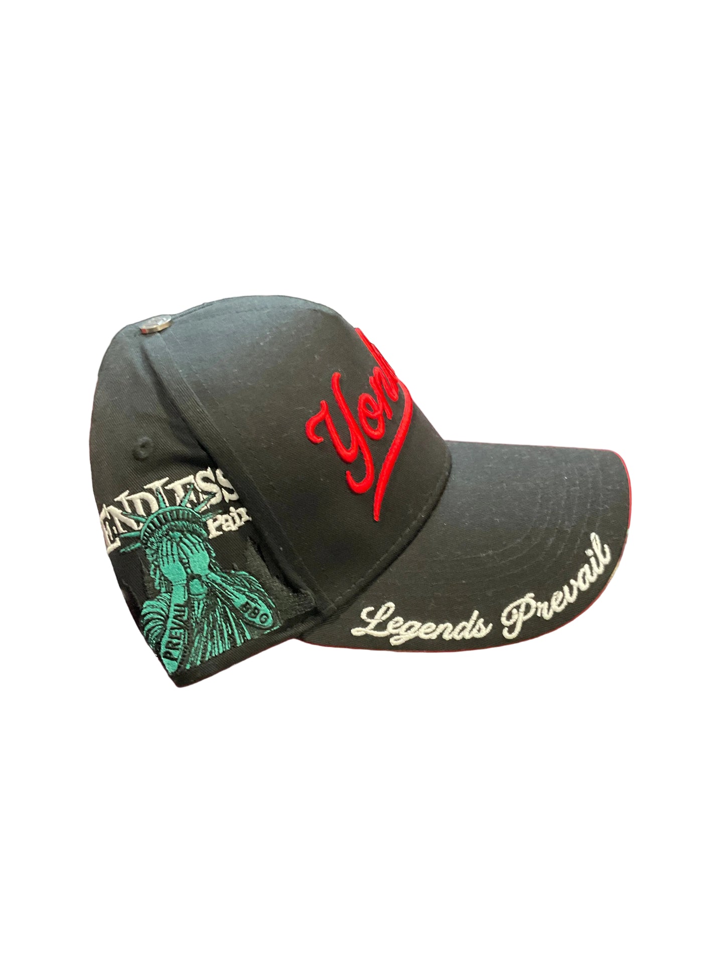 Legends Prevail Black & Red Hat