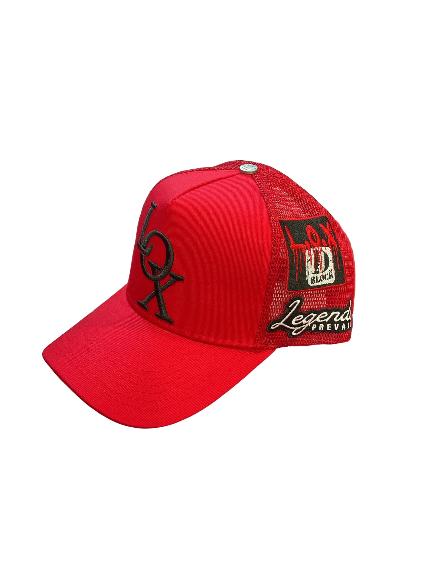 Lox Red Trucker Hat