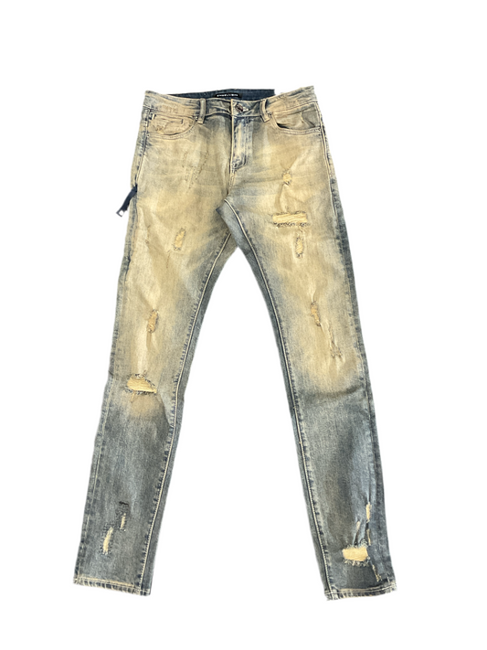 Embellish Rust Skinny Denim