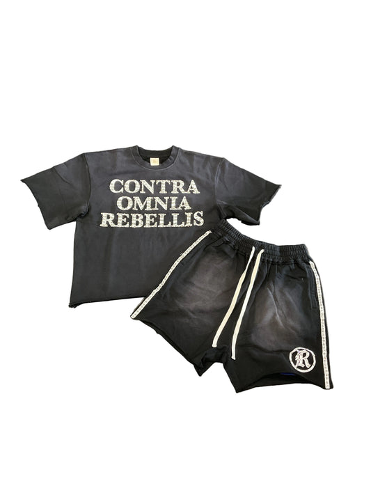 Rebel Black Short Set