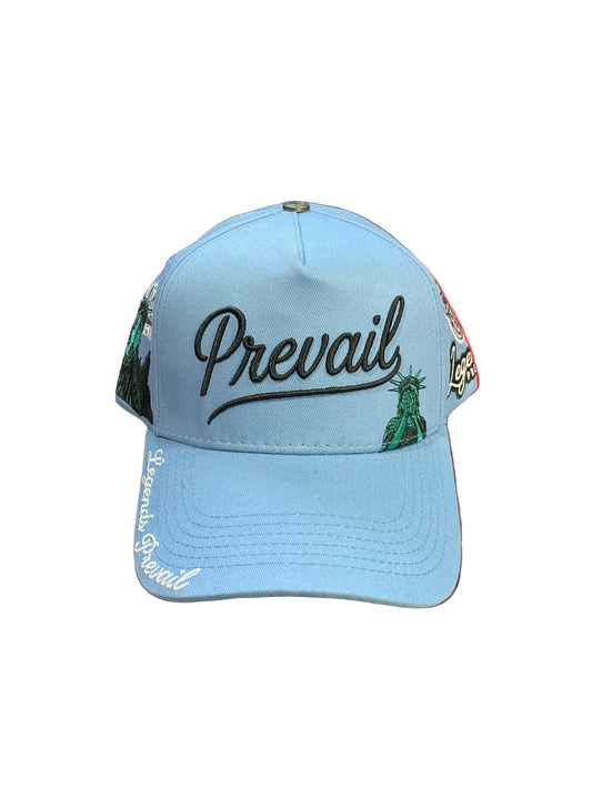 Prevail Light Blue & Black Hat