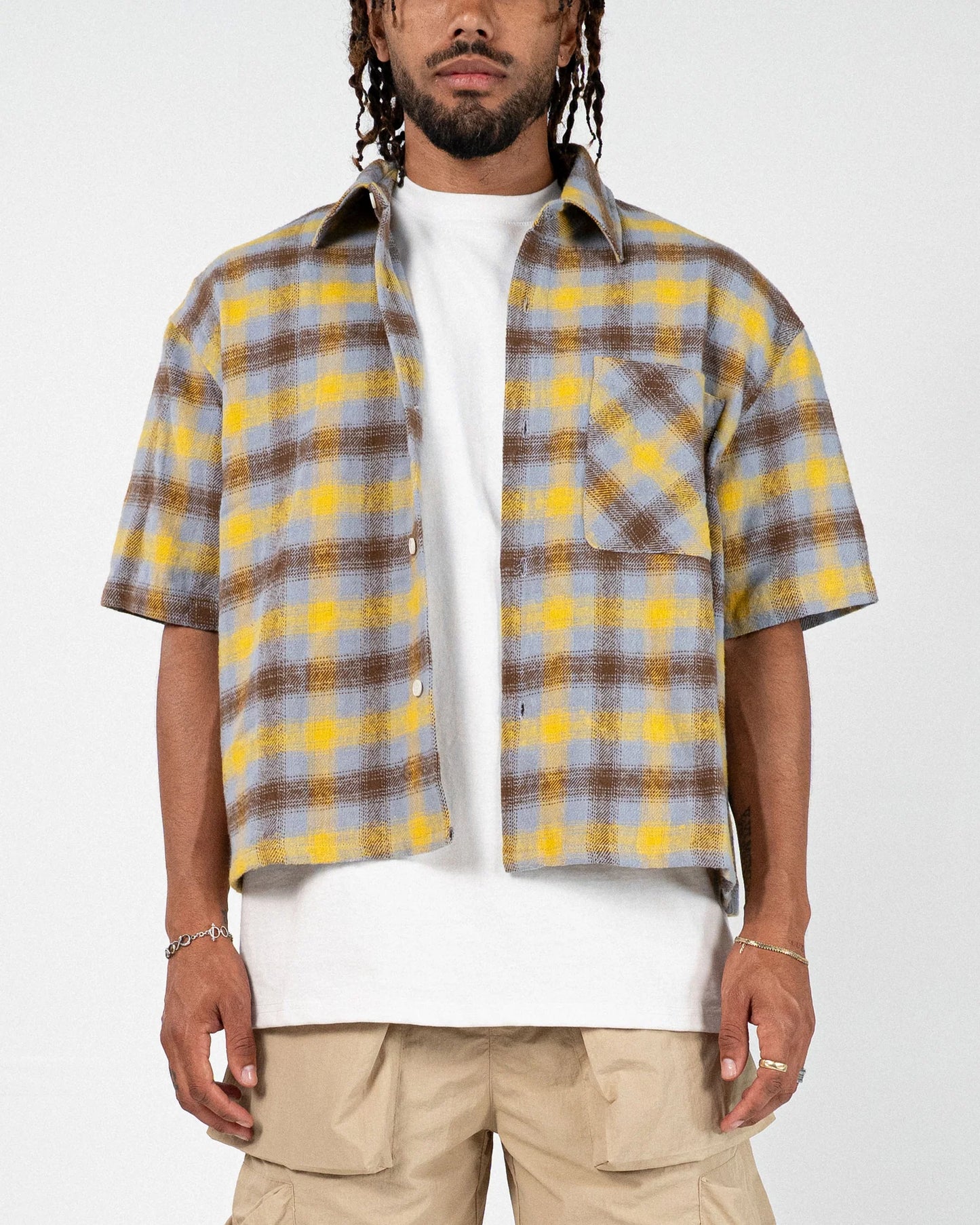 EPTM Boxy Flannel Sky Blue