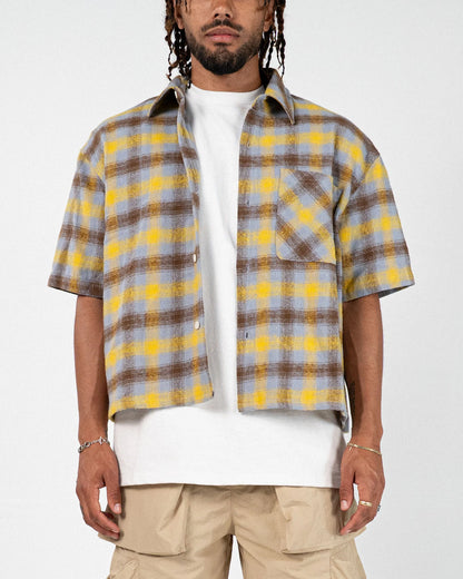 EPTM Boxy Flannel Sky Blue