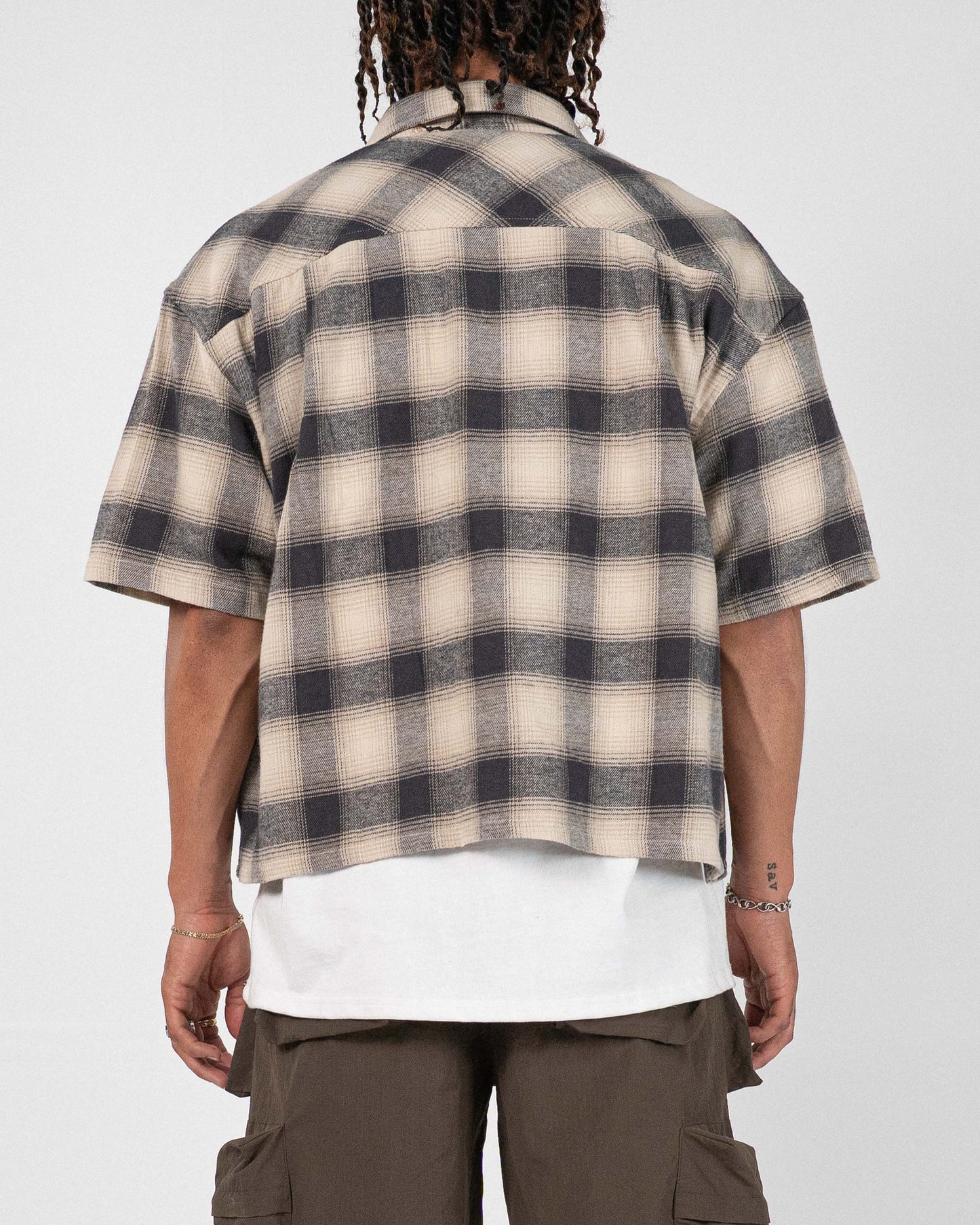 EPTM Boxy Flannel Vintage Black