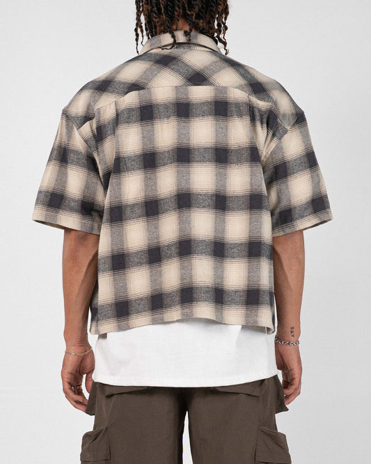 EPTM Boxy Flannel Vintage Black