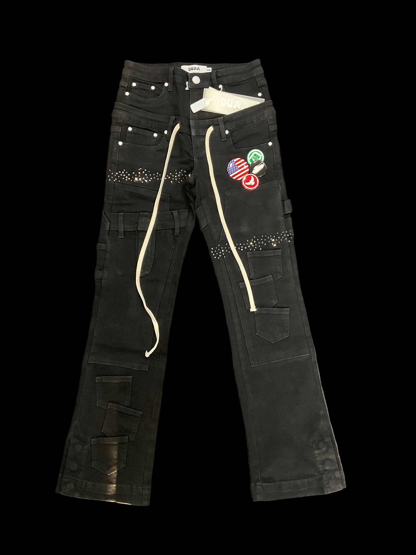 Duaa Memory Black Denim