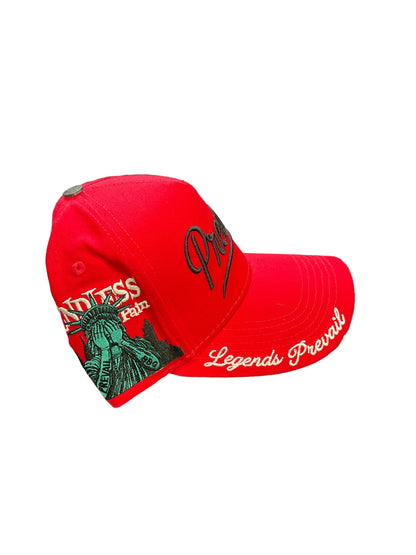 Prevail Red & Black Hat