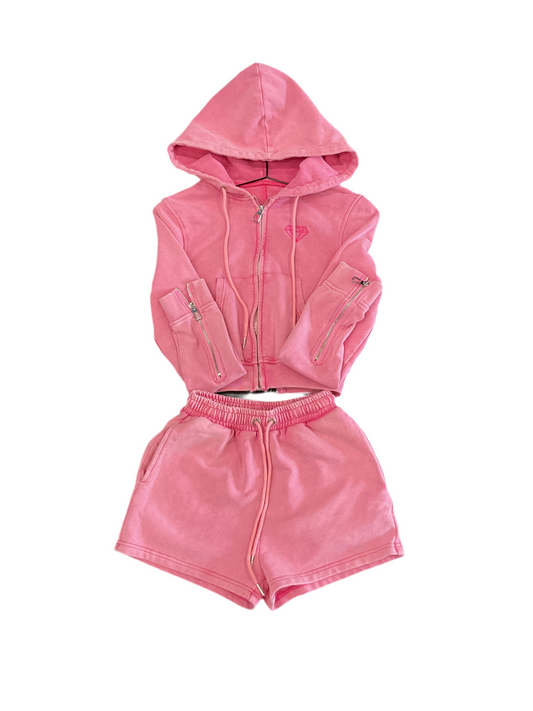 Bougie Diamond Pink Short Set