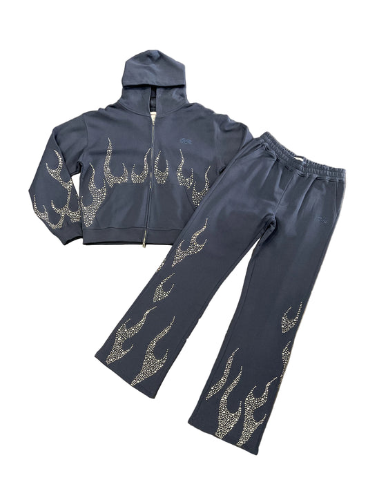 EPTM Navy Blue Metal Flame Set