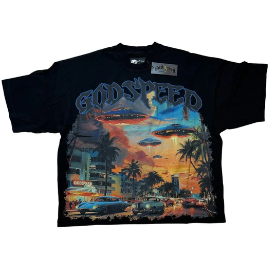 MIAMI SURF CLUB T-SHIRT (GREY WASH)